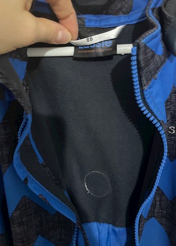 Erkek Bebek Mavi Bağlama Desenli Tulum - Görsel 2