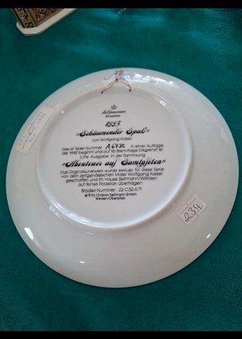 Kahverengi Kedi Desenli Dekoratif Tabak - Görsel 3