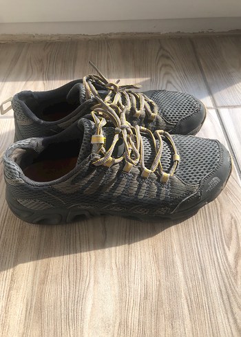 Gri Erkek Spor Ayakkabı Velcro Bağcıklı - Görsel 2