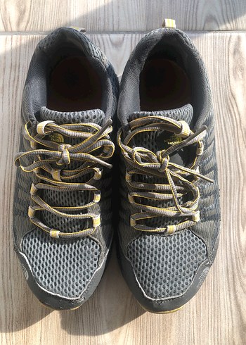 Gri Erkek Spor Ayakkabı Velcro Bağcıklı - Görsel 5