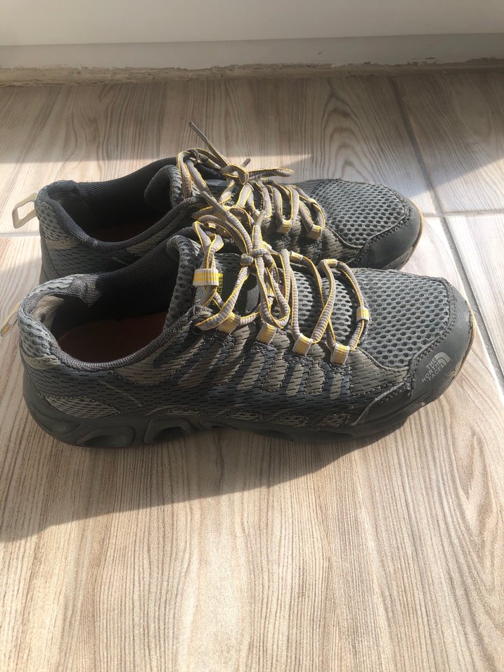 Gri Erkek Spor Ayakkabı Velcro Bağcıklı - Görsel 2