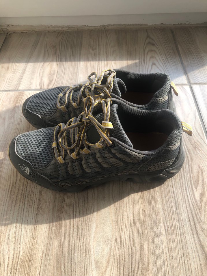 Gri Erkek Spor Ayakkabı Velcro Bağcıklı - Görsel 4