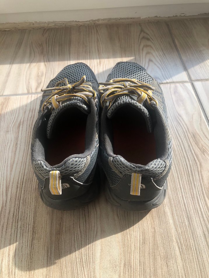 Gri Erkek Spor Ayakkabı Velcro Bağcıklı - Görsel 3