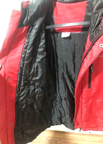 Columbia Erkek Kırmızı Kapüşonlu Kayak Montu - Görsel 3