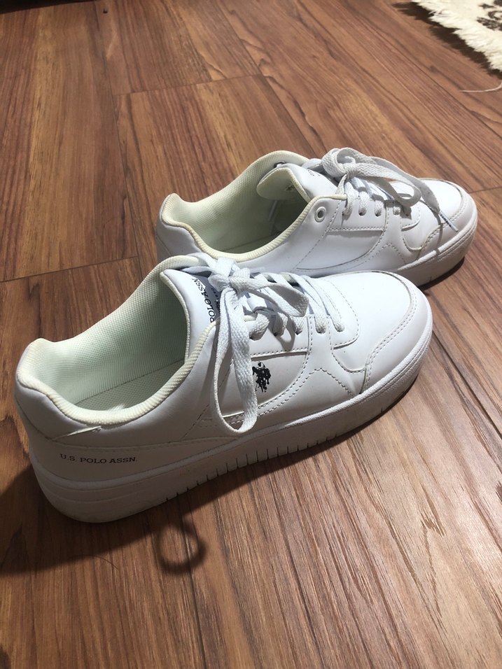 Beyaz Platform Kadın Spor Ayakkabı - Görsel 4