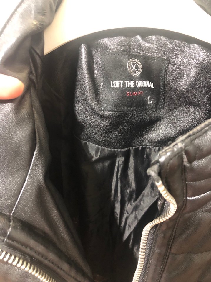 LOFT MARKA Siyah Deri Biker Ceket - Görsel 2