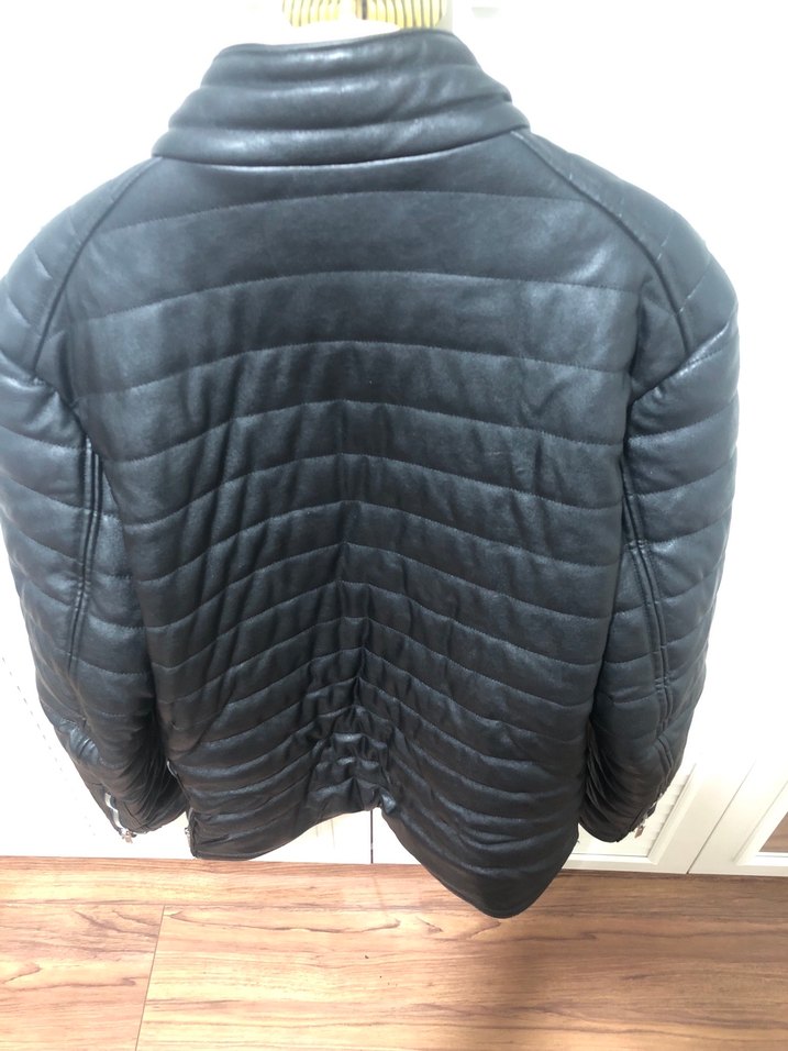 LOFT MARKA Siyah Deri Biker Ceket - Görsel 4