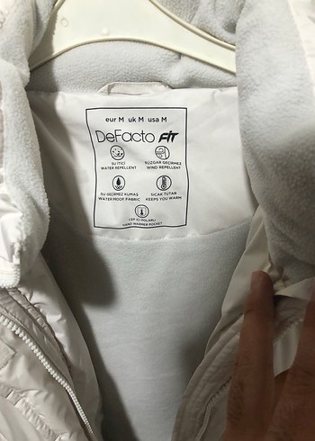 Beyaz Puff Mont Kadın Street Wear - Görsel 2