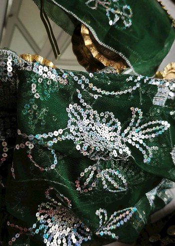 Yeşil Kadife kına  Sepet  seti - Görsel 4