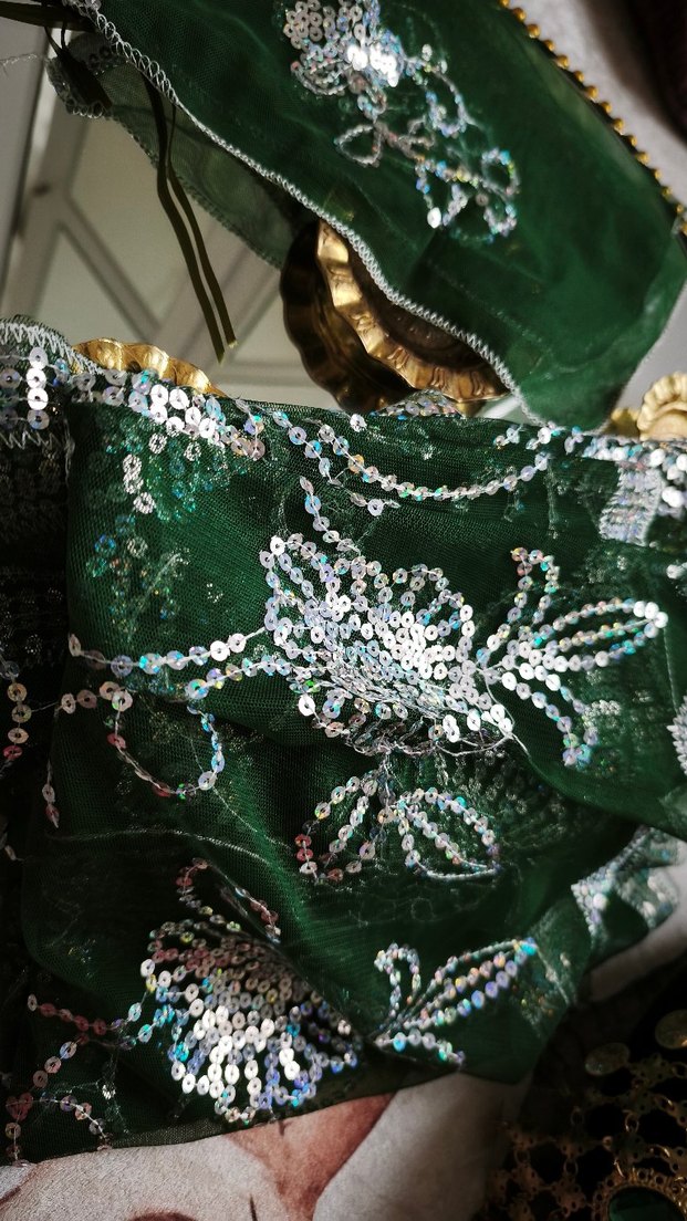 Yeşil Kadife kına  Sepet  seti - Görsel 4