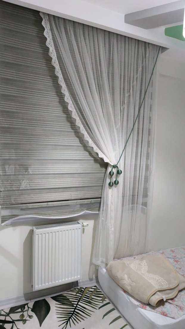 Beyaz  tül Perde - Görsel 2