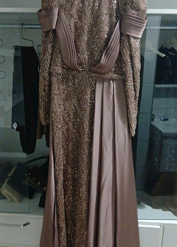 Düğün için tesettur  abiye Elbise - Görsel 6