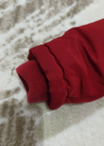 Bordo Kürklü Kız Çocuk Mont - Görsel 2