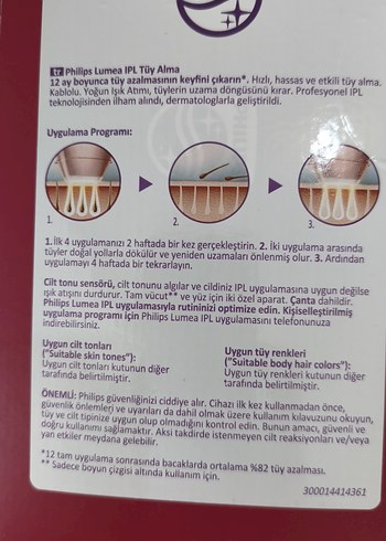 Philips Beyaz Lazer Epilasyon Cihazı - Görsel 4