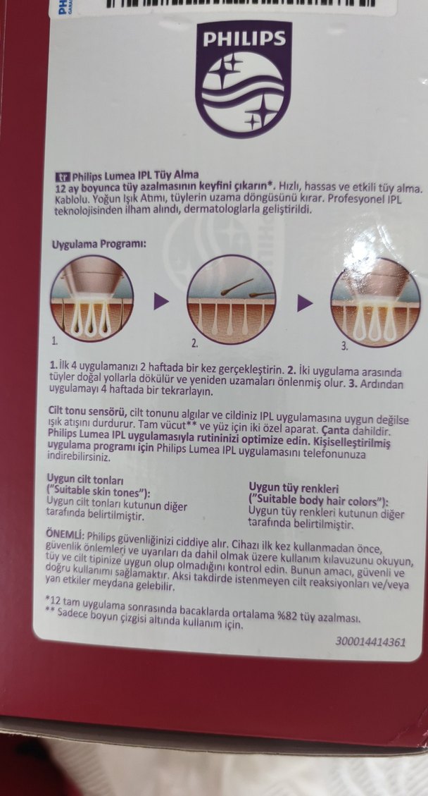 Philips Beyaz Lazer Epilasyon Cihazı - Görsel 4