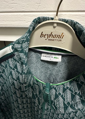Yeşil desenli lacoste  erkek Eşofman Takımı - Görsel 4