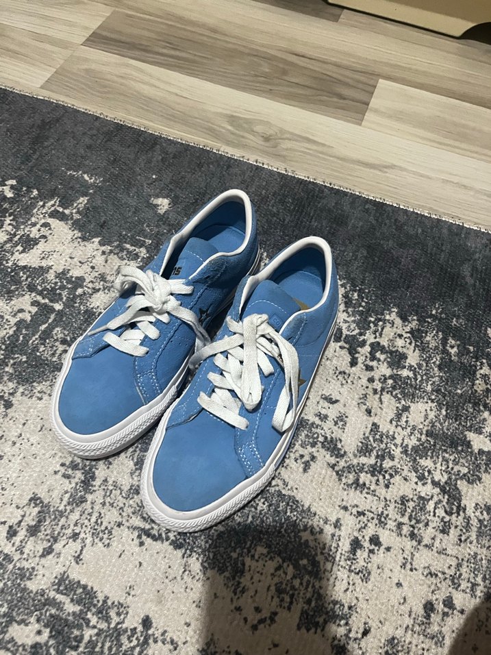 Converse Cons One Star Pro Suede Unisex Mavi Sneaker - Görsel 3