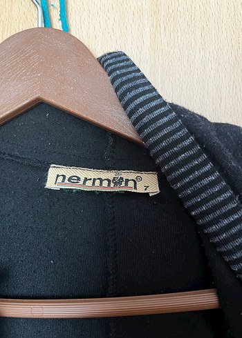 Düğmeli Uzun Gri Kadın Kaban - Görsel 2