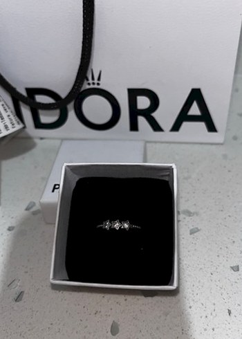 Pandora Yıldız Desenli Minimalist Kadın Yüzük - Görsel 4