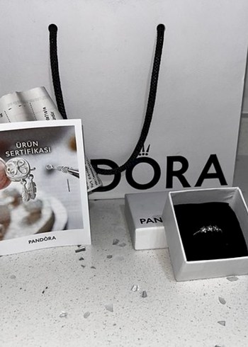 Pandora Yıldız Desenli Minimalist Kadın Yüzük - Görsel 2