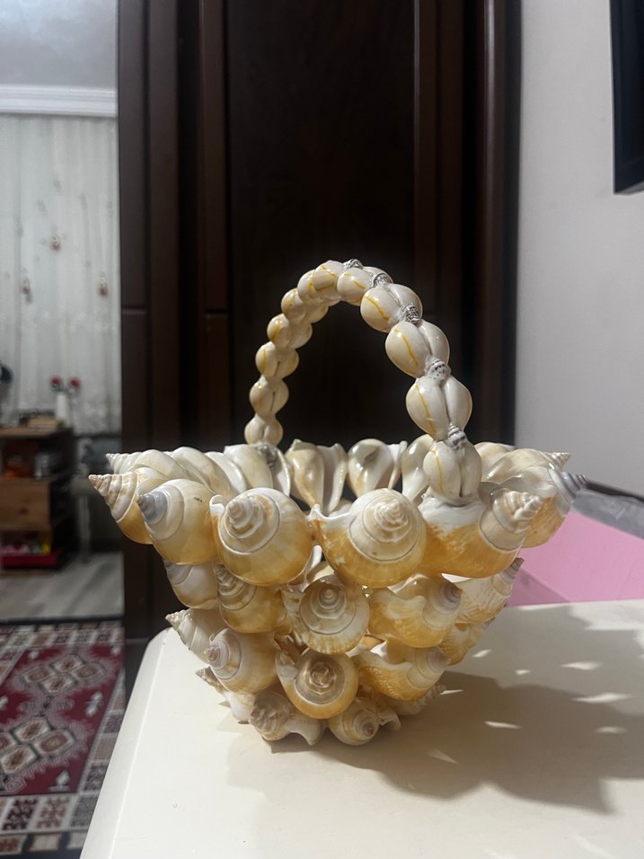 Deniz Kabuklu Seramik Kadın Çantası - Görsel 2