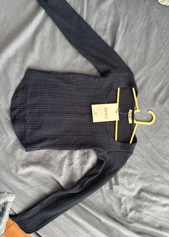 Lacivert Triko Kadın Bluz - Görsel 2