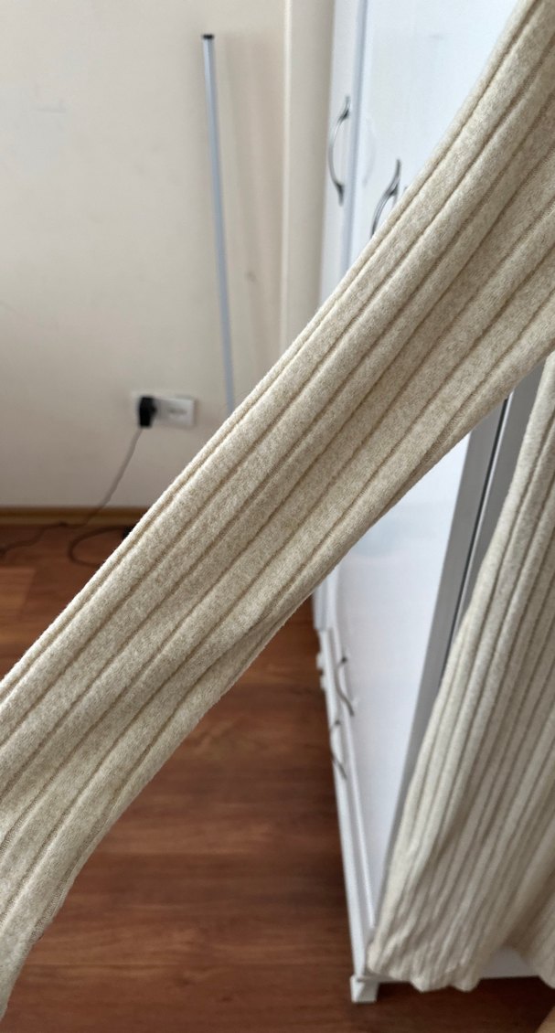 Bej Örgü Kadın Uzun Kollu Elbise - Görsel 4