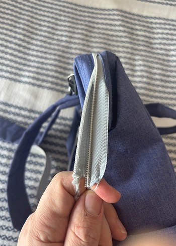 Mavi ve Gri Bebek Çantası Kepack - Görsel 3