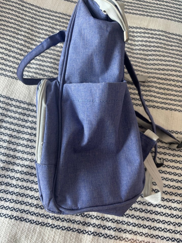 Mavi ve Gri Bebek Çantası Kepack - Görsel 4