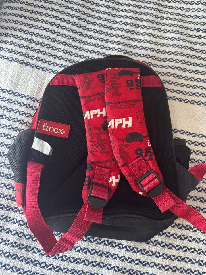 Renkli Lightning McQueen Okul Çantası - Görsel 2