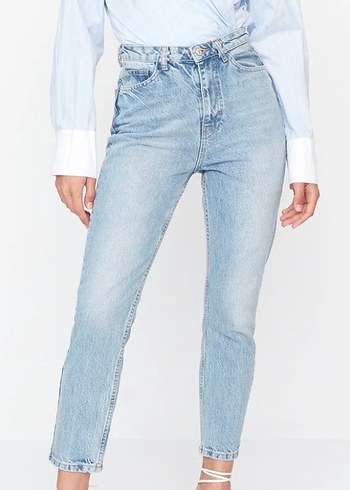 Mavi Regular Fit Kadın Midi Boy Denim Pantolon - Görsel 4