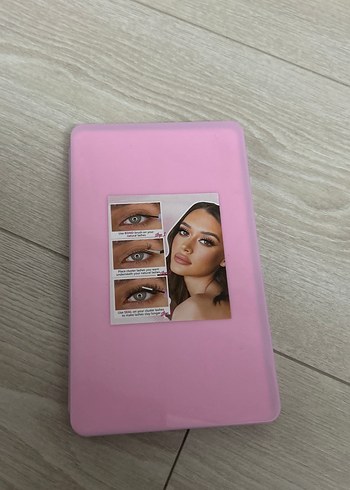 TEMU Pembe Kutuda Koyu Renkli Takma Kirpikler - Görsel 2