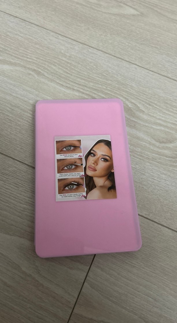 TEMU Pembe Kutuda Koyu Renkli Takma Kirpikler - Görsel 2