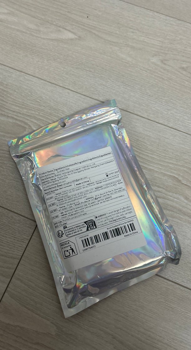 TEMU Pembe Kutuda Koyu Renkli Takma Kirpikler - Görsel 3