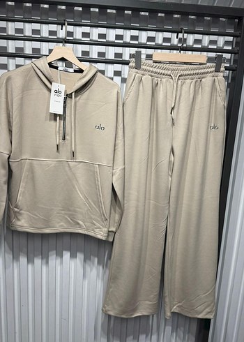 Kahverengi Kadın Rahat Oversize Eşofman Takımı - Görsel 4