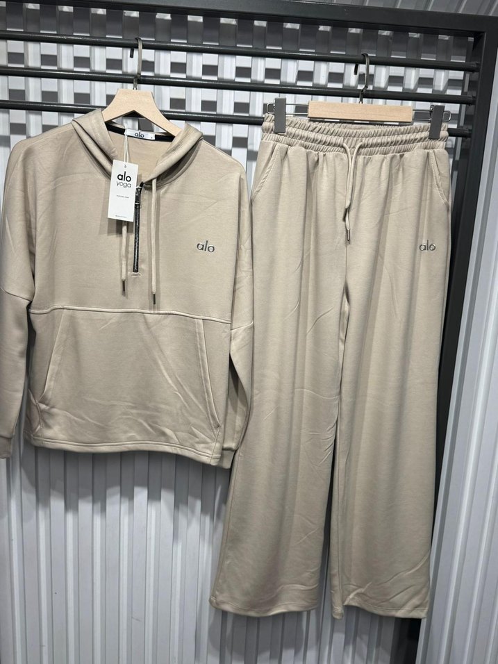 Kahverengi Kadın Rahat Oversize Eşofman Takımı - Görsel 4