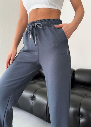 Kadın Kahverengi Salaş Eşofman Altı - Görsel 10