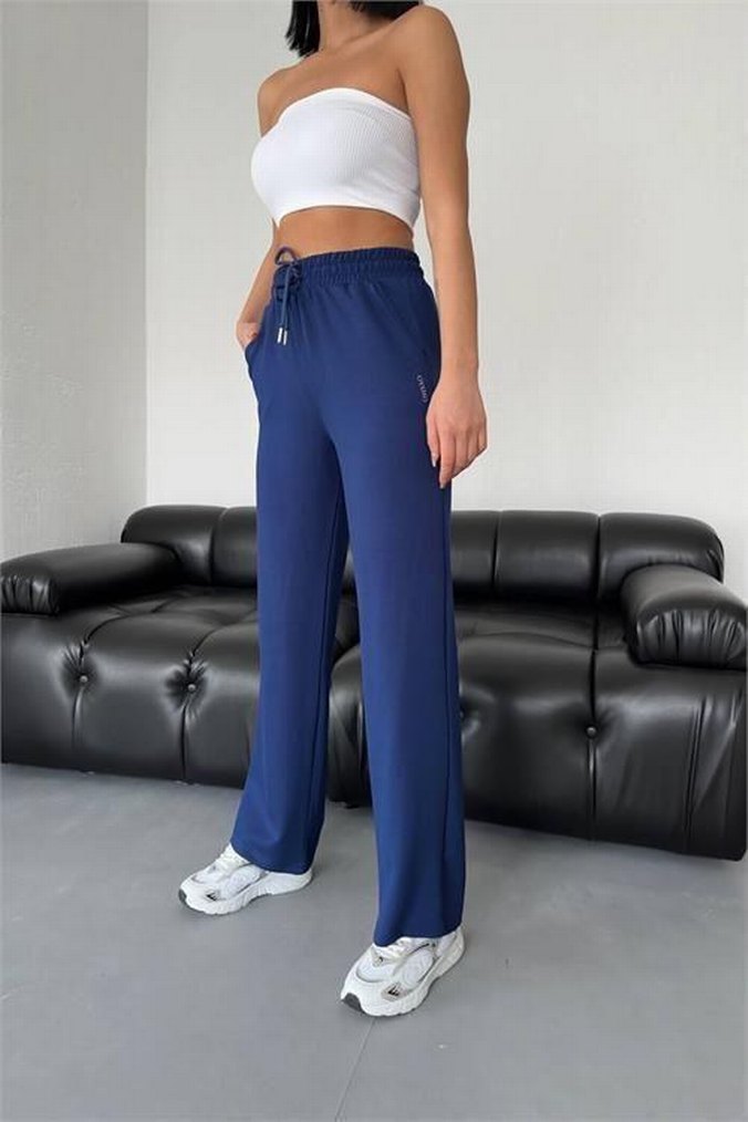 Kadın Kahverengi Salaş Eşofman Altı - Görsel 5