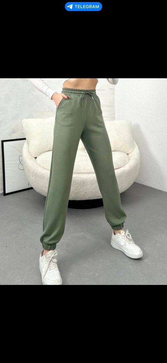 Kadın Kahverengi Salaş Eşofman Altı - Görsel 2