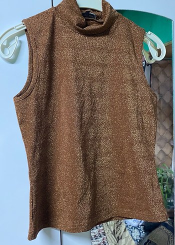 Kahverengi bluz - Görsel 2