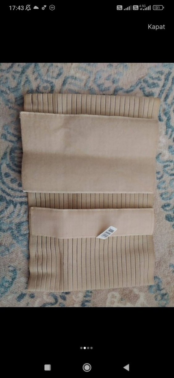 Bej Spor Korse, Orta Boy, Sıkı Oturan - Görsel 2