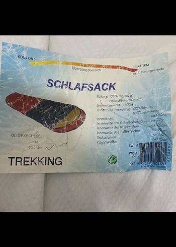 kamp için renkli uyku tulumu - Görsel 4