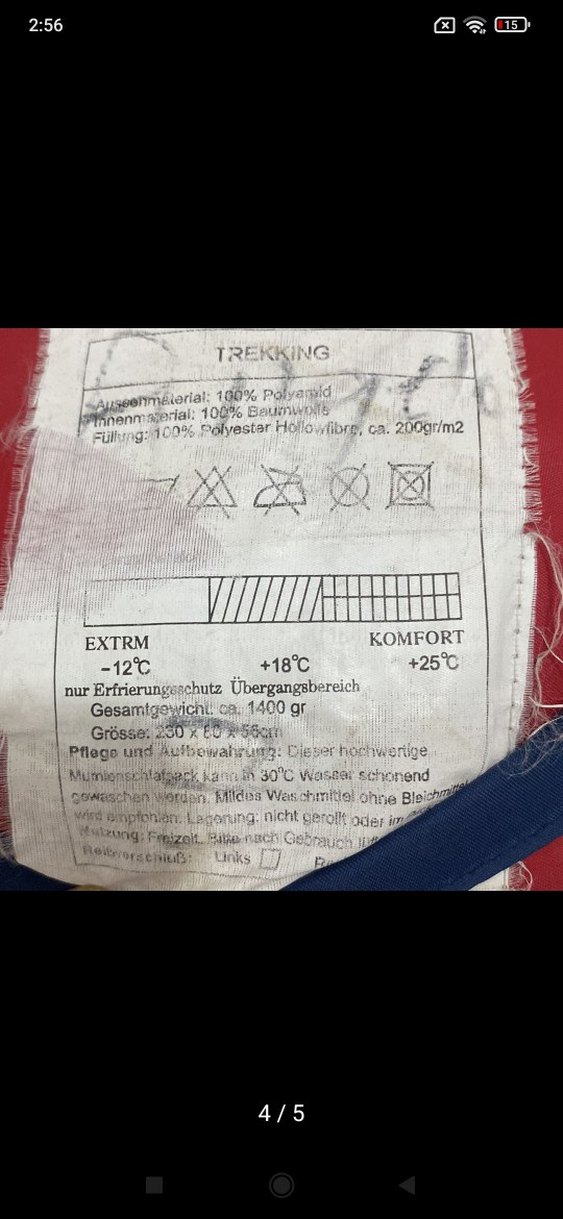 kamp için renkli uyku tulumu - Görsel 3