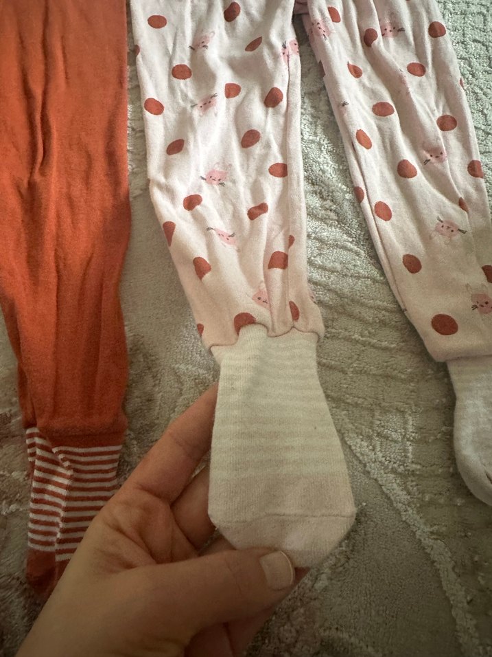 2 li Çoraplı çocuk  Pamuklu Tayt - Görsel 4