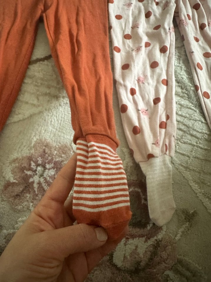 2 li Çoraplı çocuk  Pamuklu Tayt - Görsel 3