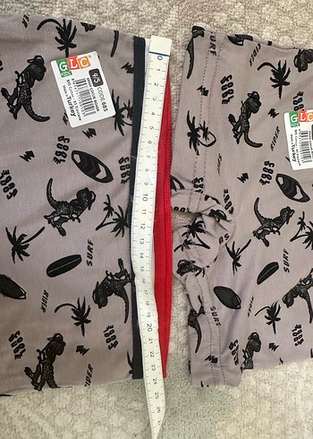 Erkek Çocuk Baskılı Gri Boxer Seti - Görsel 2