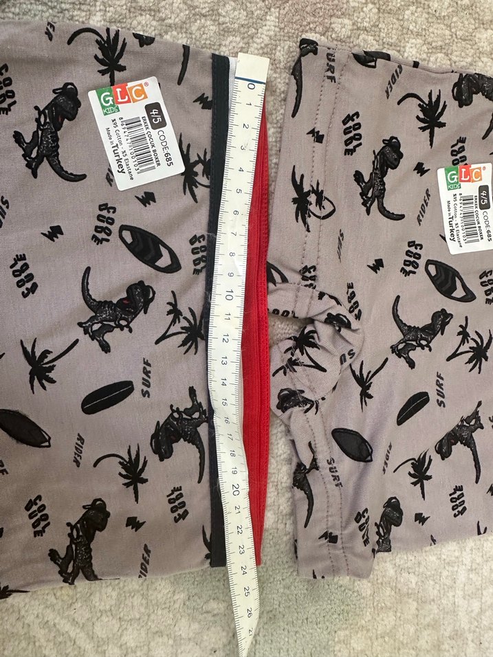 Erkek Çocuk Baskılı Gri Boxer Seti - Görsel 2