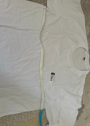 Beyaz Erkek Kısa Kollu Pamuklu Tişört - Görsel 3