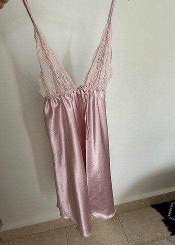 Pierre cardin saten gecelik - Görsel 3