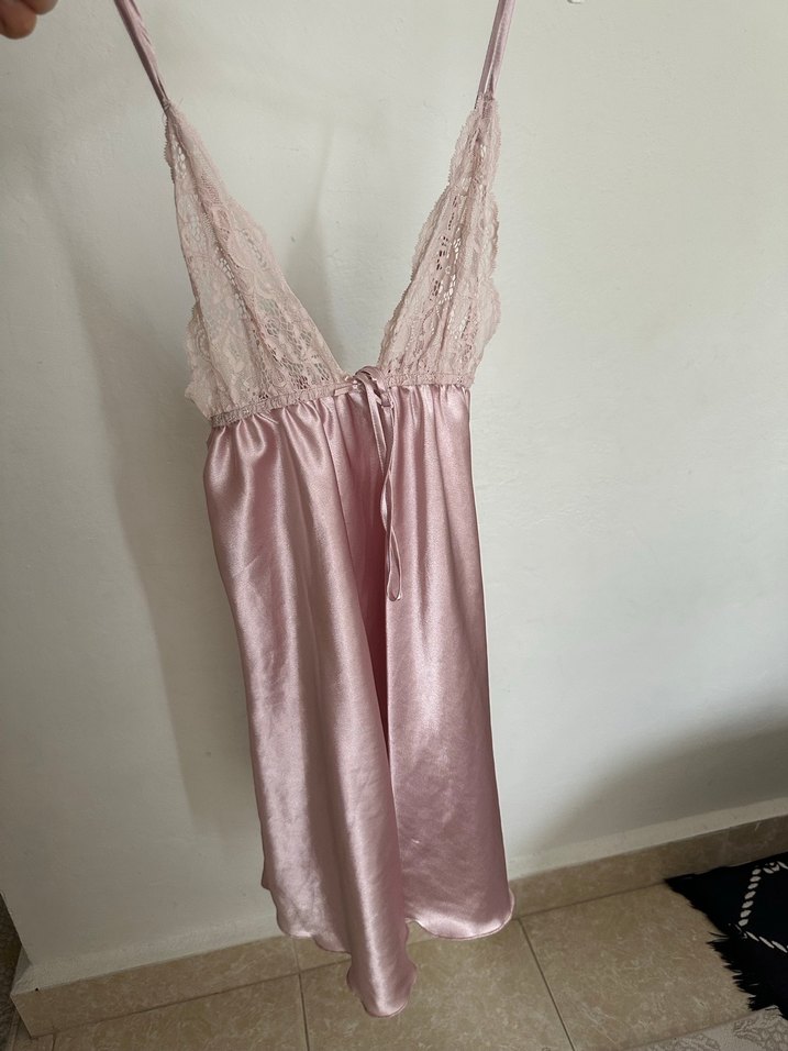 Pierre cardin saten gecelik - Görsel 3